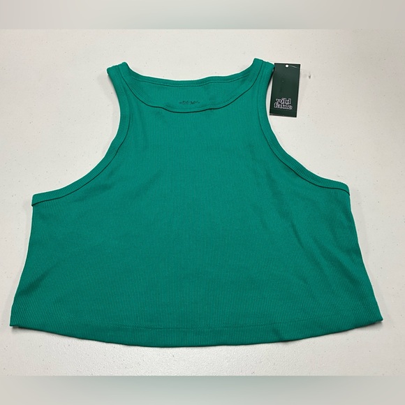 Women Tiny Tank Top Teal Green Size XL - Picture 5 of 5